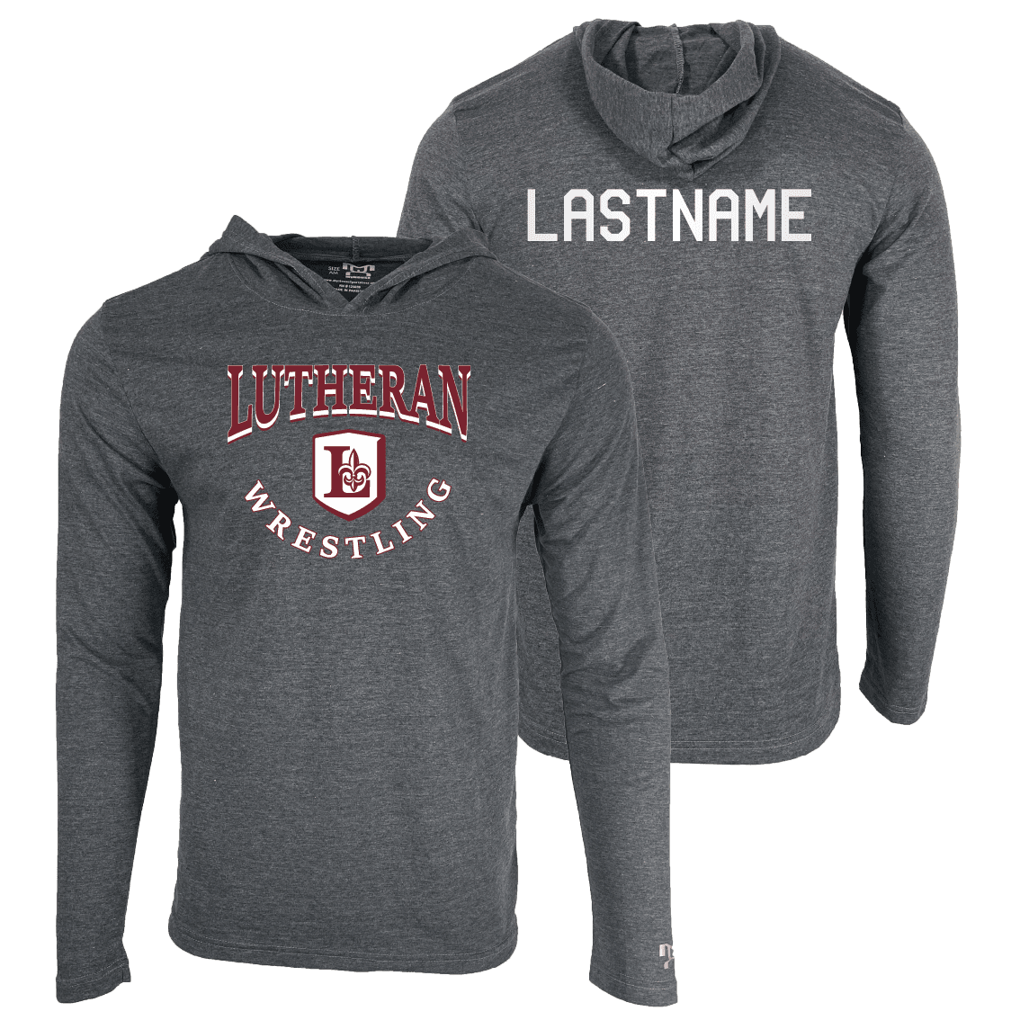 LUTHERAN HIGH SCHOOL 2025 Custom Heat Press Long Sleeve Hoodie T-Shirt
