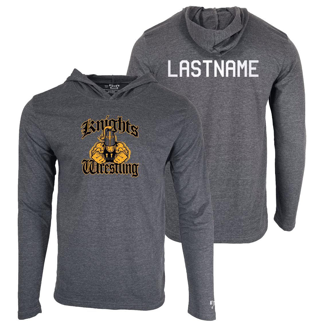 Lake Lehman Wrestling Custom Heat Press Long Sleeve Hoodie T-Shirt