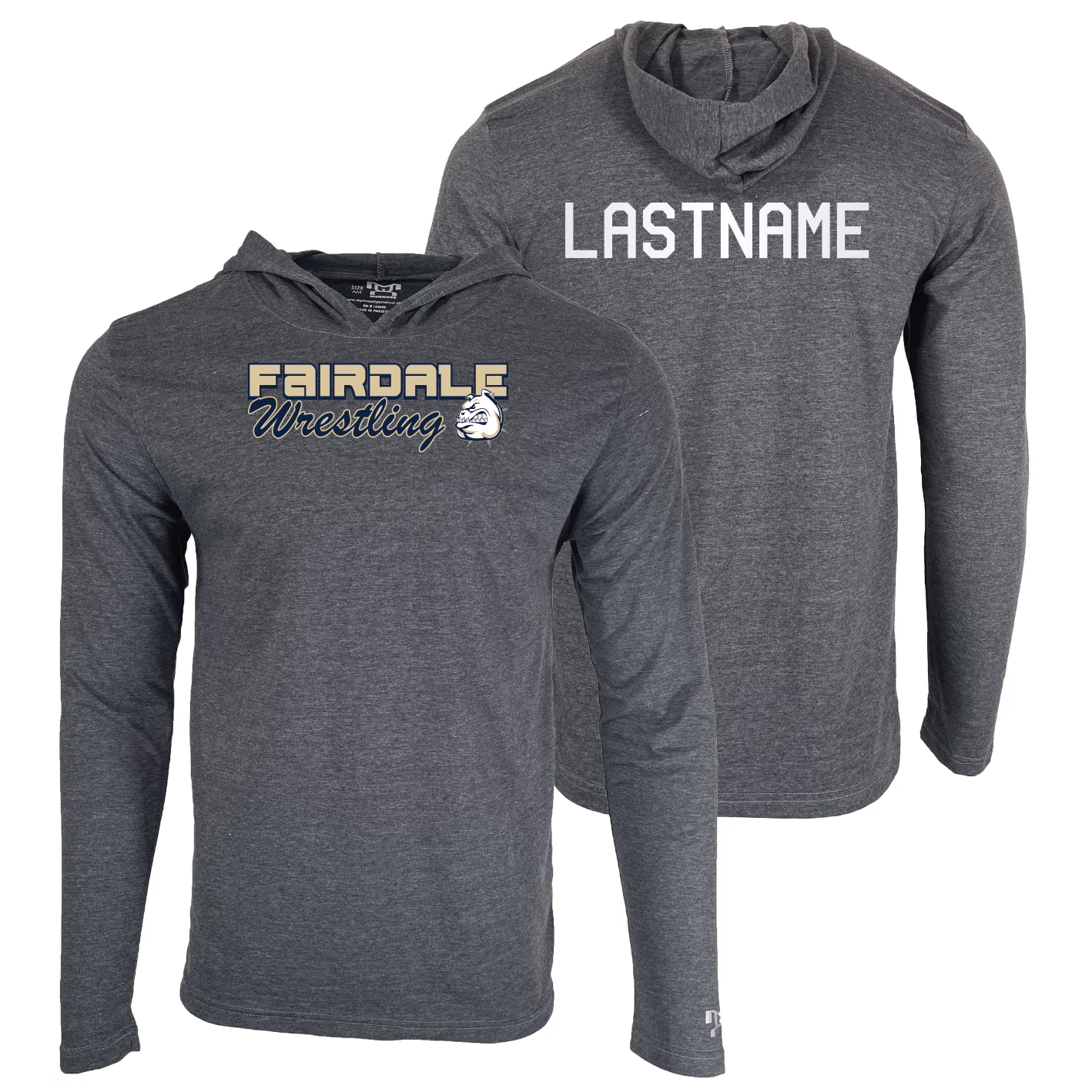 Fairdale High School Custom Heat Press Long Sleeve Hoodie T-Shirt
