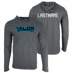 VALOR WRESTLING ACADEMY Custom Heat Press Long Sleeve Hoodie T-Shirt