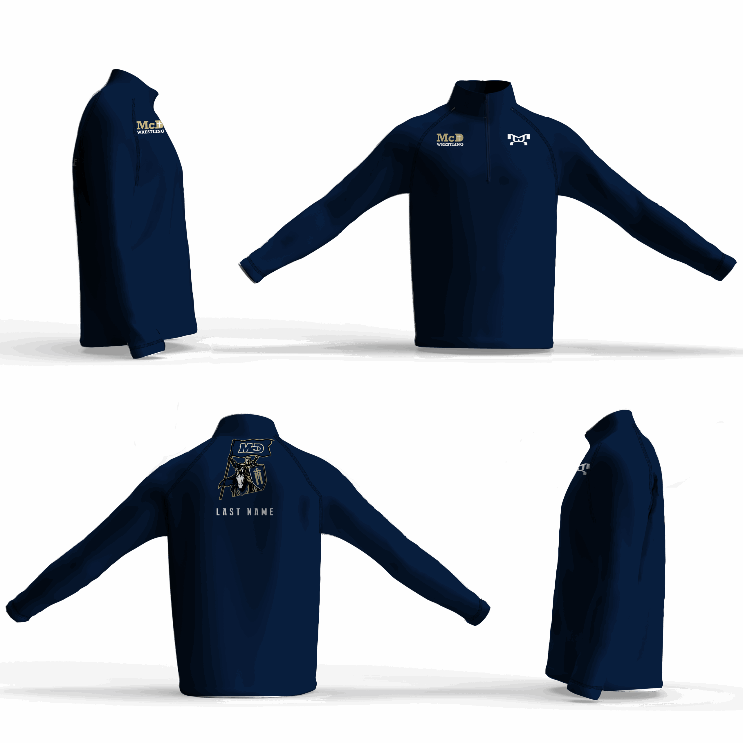 Bishop McDevitt High School Intrepid Quarter Zip