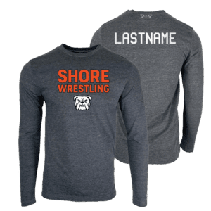Jersey Shore Wrestling  Custom Heat Press Long Sleeve T-Shirt
