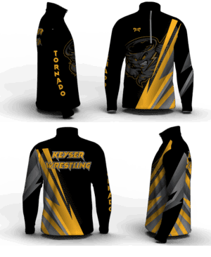 Keyser Middle School Men's Mid-Weight Custom Quarter Zip