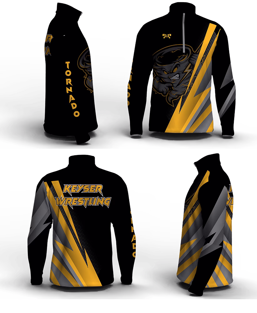 Keyser Middle School Men's Mid-Weight Custom Quarter Zip