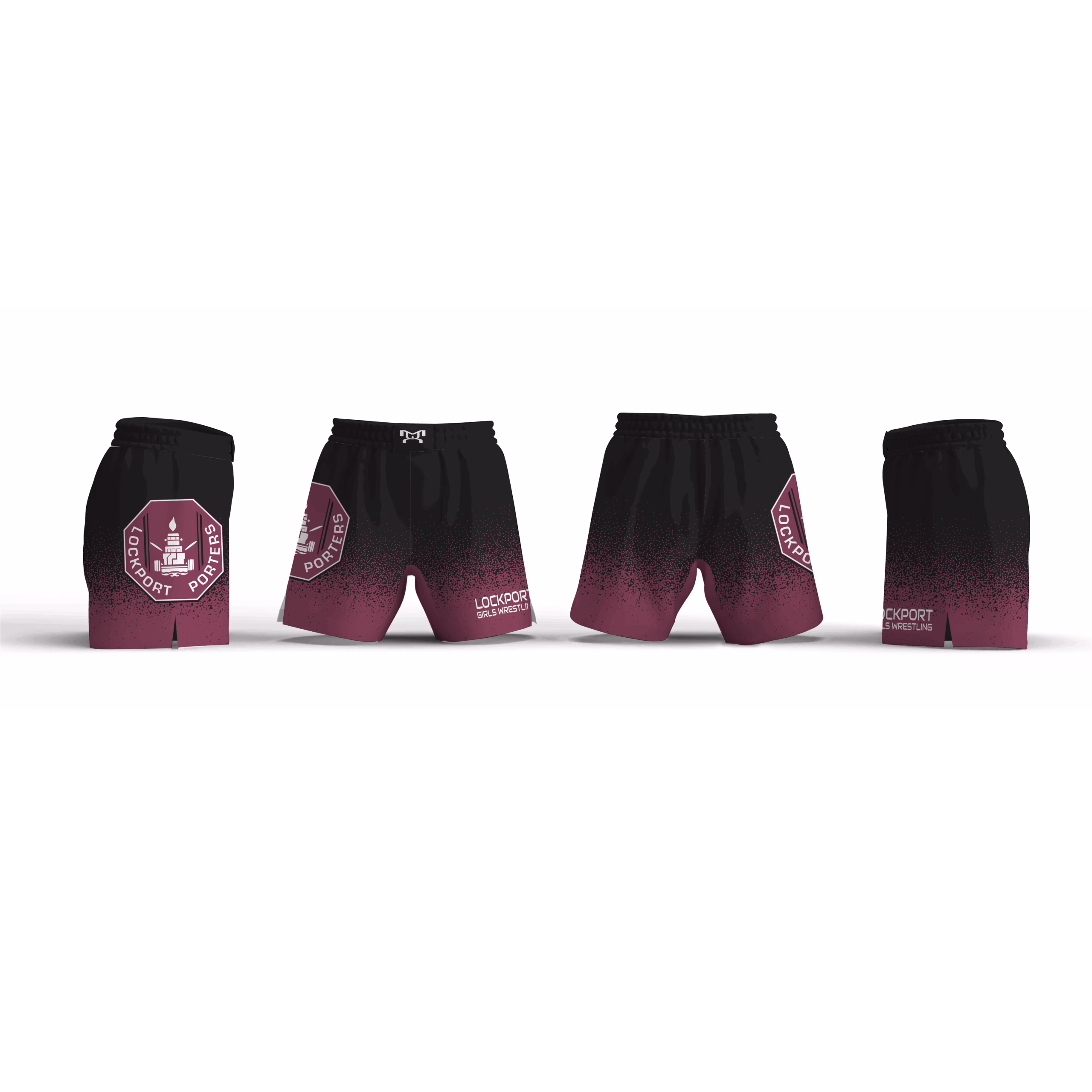 Lockport Girls Women's 6" Fight Short