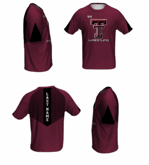 Tremont High School Wrestling MAROON Loose Short Sleeve Dri-Fit