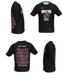 Tremont High School Wrestling BLACK Loose Short Sleeve Dri-Fit