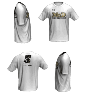 Bishop McDevitt High School White Loose Short Sleeve Dri-Fit