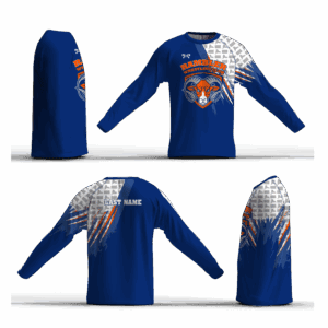 Rambler Wrestling Club Blue Long Sleeve Dri-Fit 2025