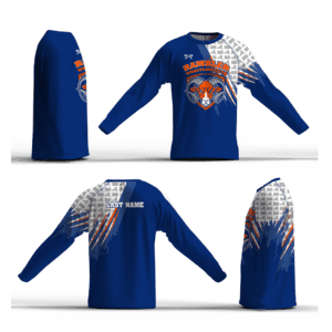 Rambler Wrestling Club Blue Long Sleeve Dri-Fit 2025 REVISED