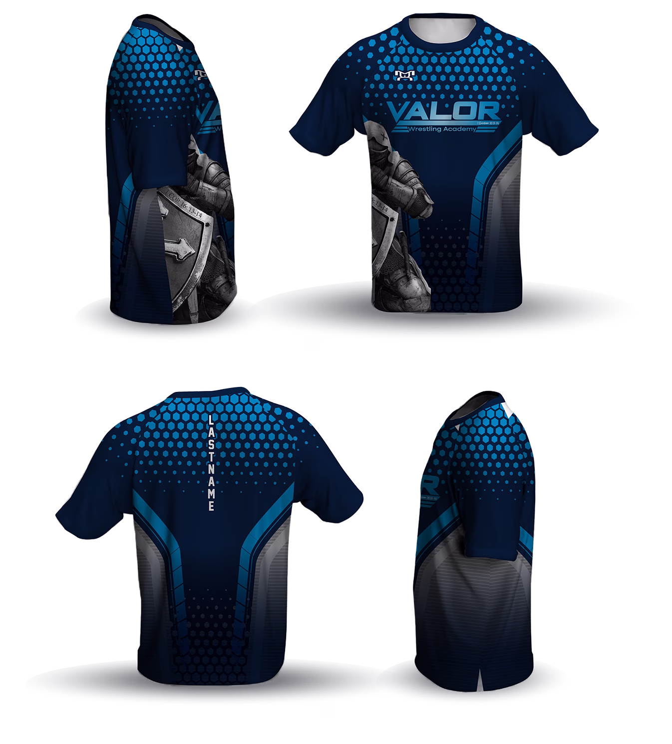 VALOR WRESTLING ACADEMY Loose Short Sleeve Dri-Fit
