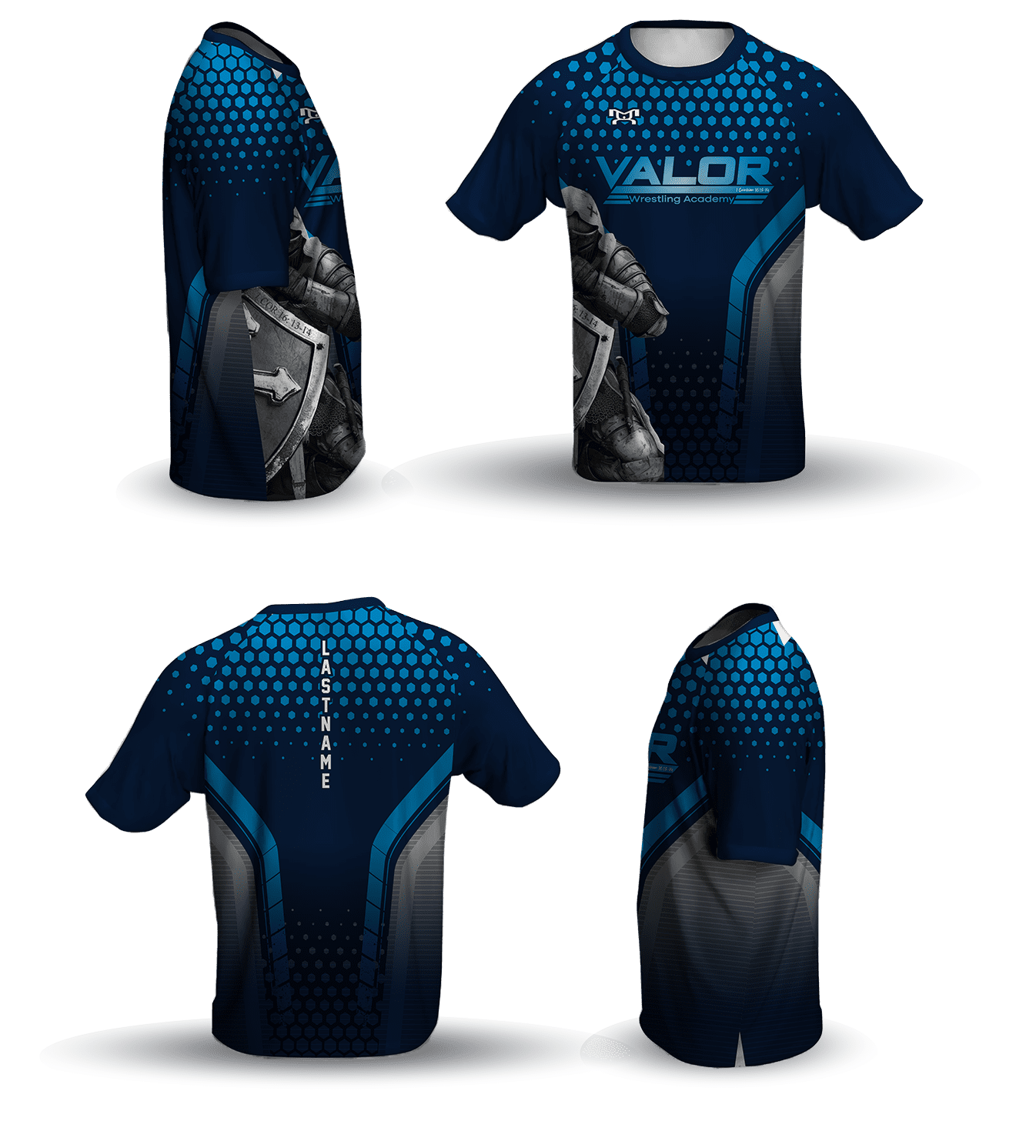 VALOR WRESTLING ACADEMY Loose Short Sleeve Dri-Fit