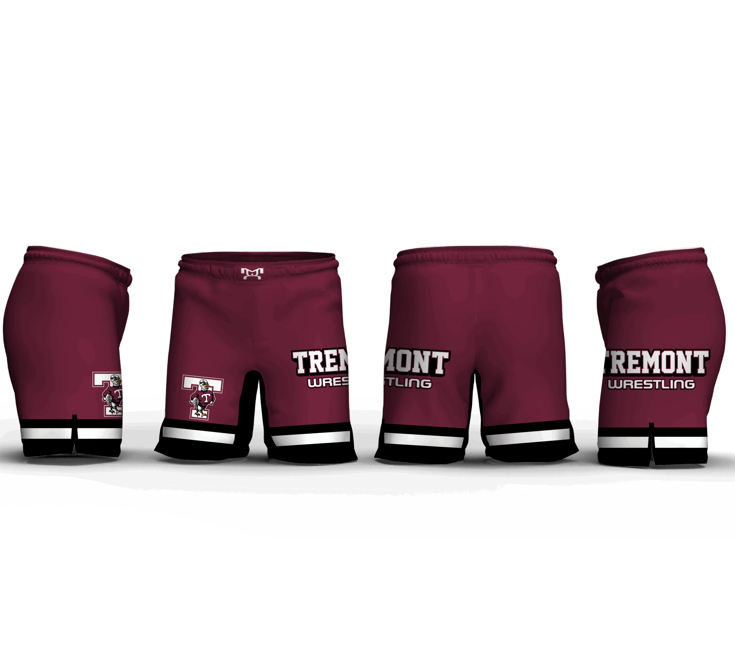 Tremont High School Wrestling Men's 9" Fight Short