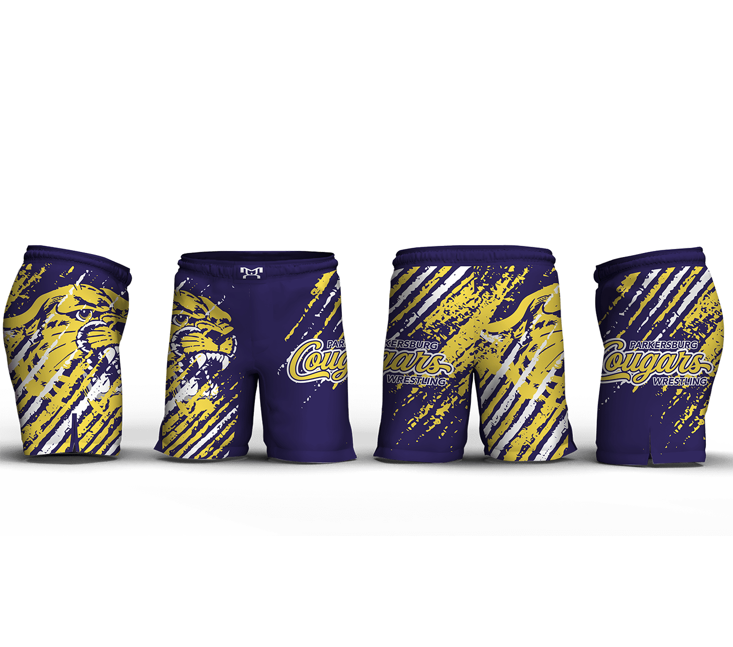 Parkersburg Youth Wrestling Men's 9" Fight Short Claw