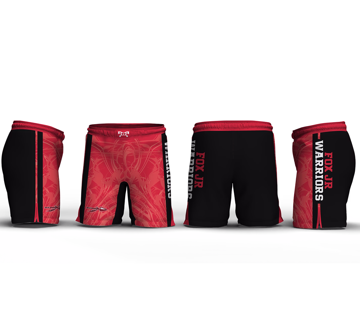 Fox Jr Warriors Wrestling Men's 9" Fight Short