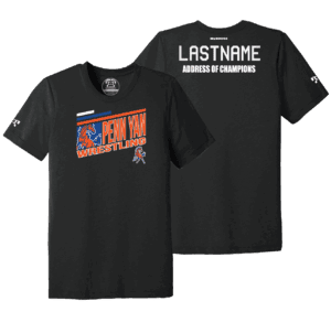 Penn Yan Youth Wrestling Address Of Champions Heat Press T Shirt 2025