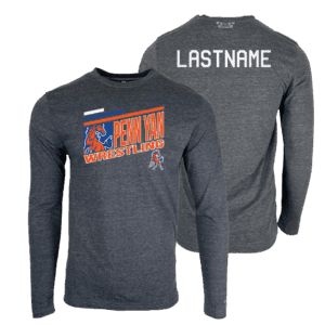 Penn Yan Youth Wrestling Custom Heat Press Long Sleeve T-Shirt 2025