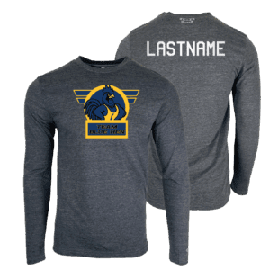 Team Blue Hen Custom Heat Press Long Sleeve T-Shirt