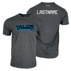 VALOR WRESTLING ACADEMY Custom Heat Press Short Sleeve T-Shirt