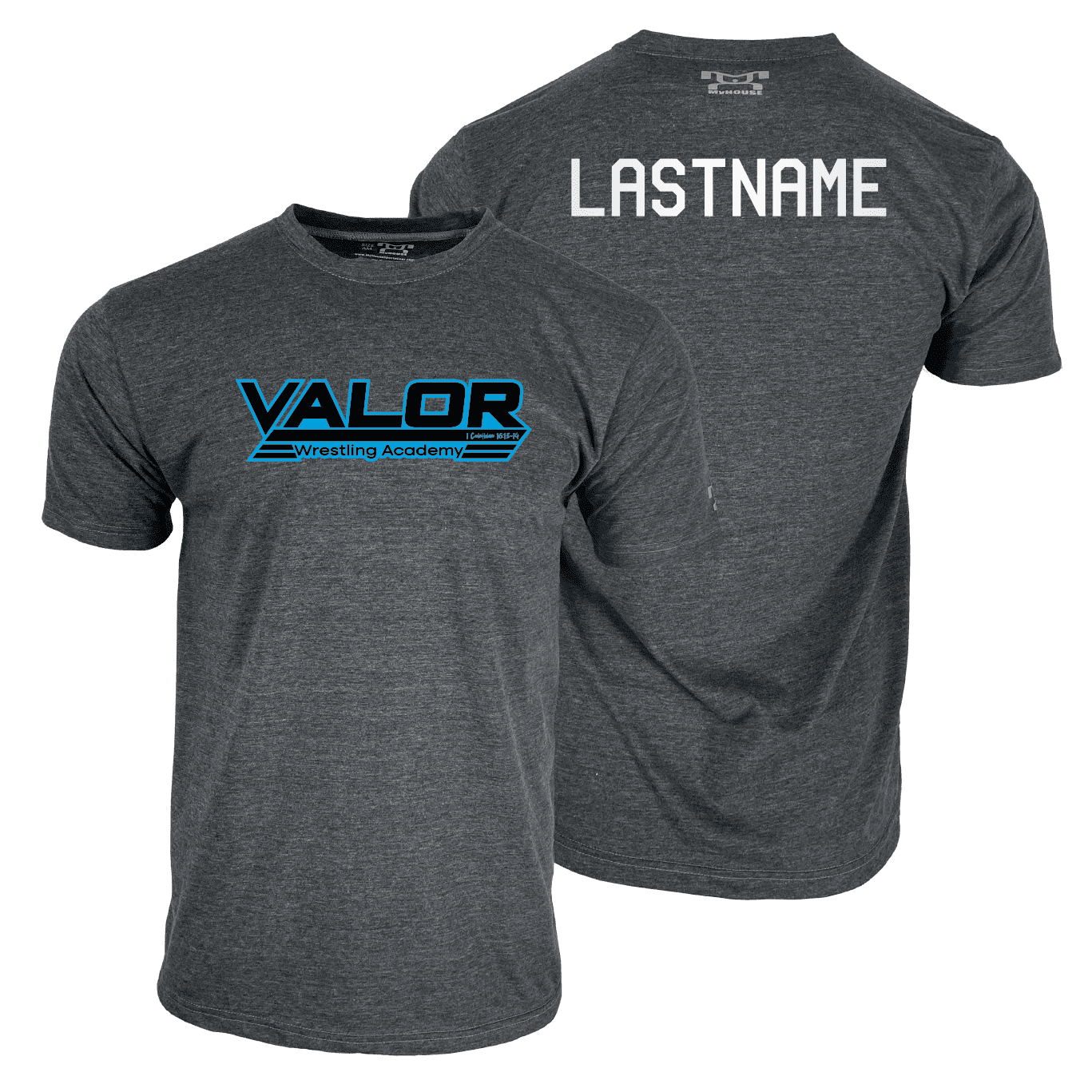 VALOR WRESTLING ACADEMY Custom Heat Press Short Sleeve T-Shirt