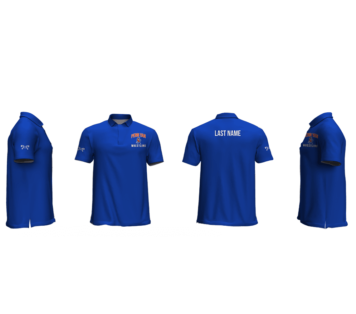 Penn Yan Youth Wrestling Men's Custom Polo
