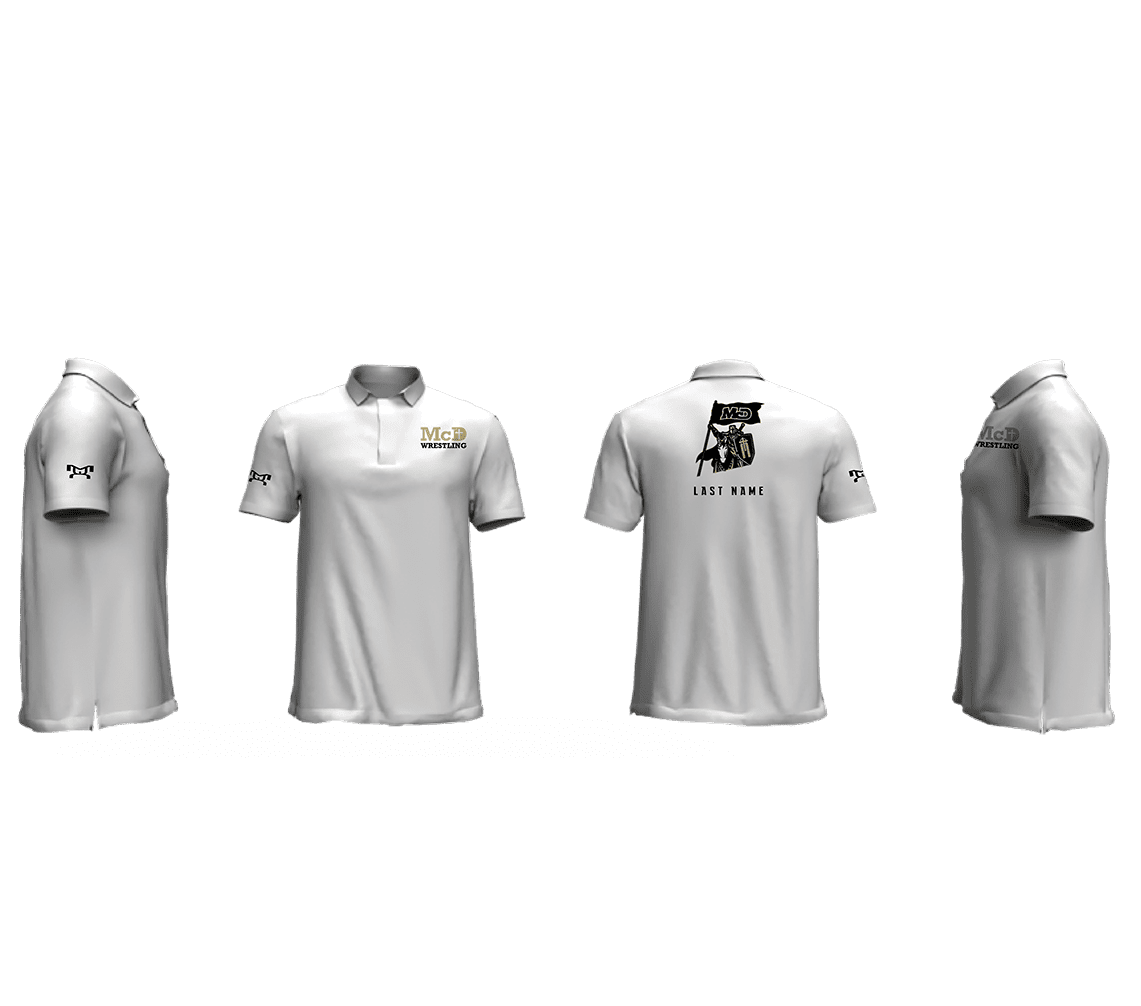 Bishop McDevitt High School White Men's Custom Polo