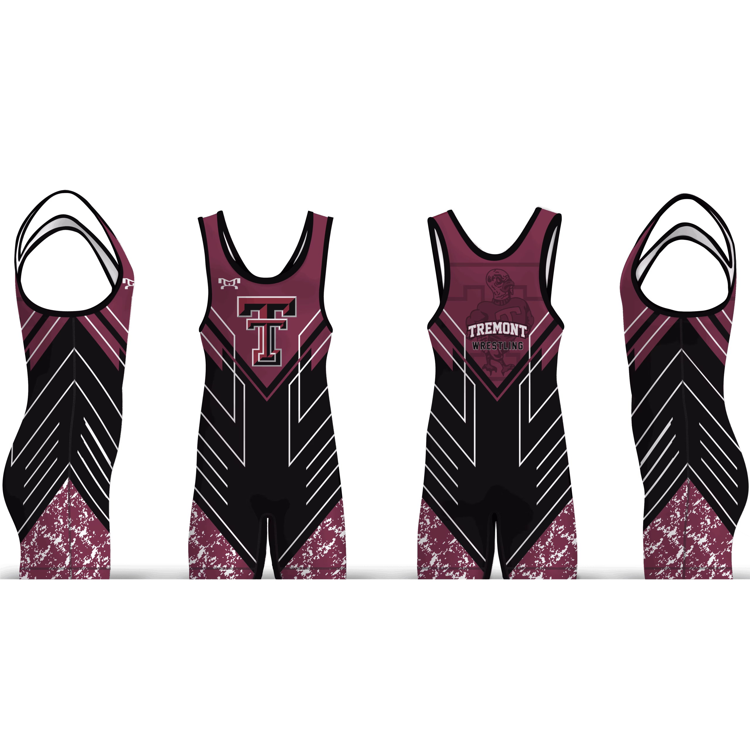 Tremont High School Wrestling Men's Singlet