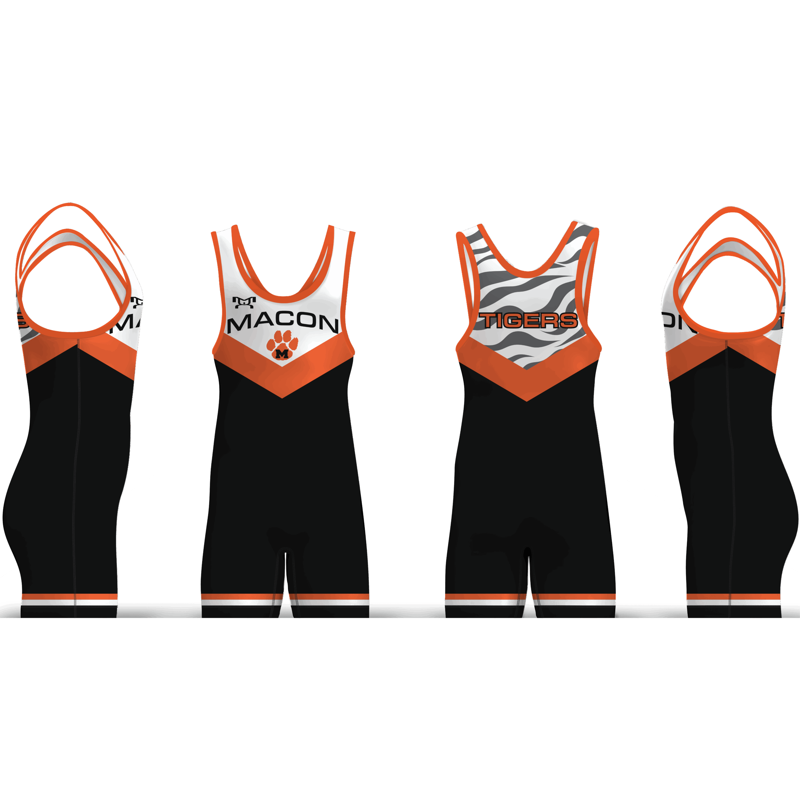 Macon Youth Wrestling Men's Singlet 2025