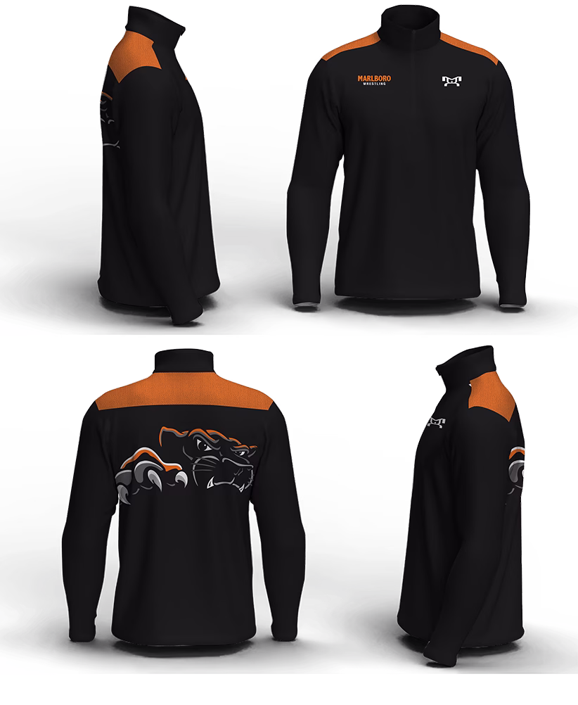 Marlboro High School Men's Mid-Weight Custom Quarter Zip