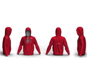 Marquette HS Red Custom Unisex Sublimated Hoodie