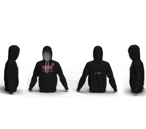 Marquette HS Black Custom Unisex Sublimated Hoodie