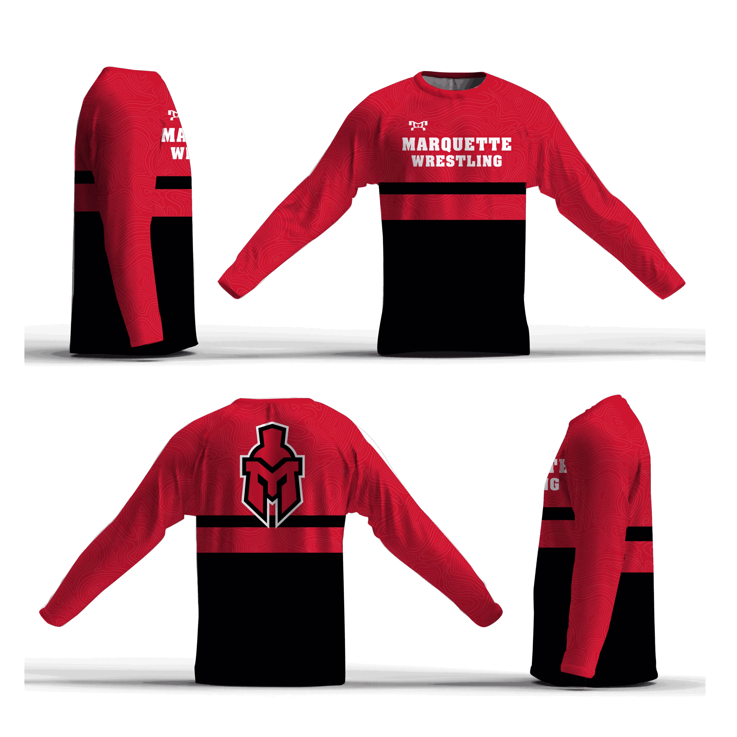 Marquette HS Loose Long Sleeve Dri-Fit