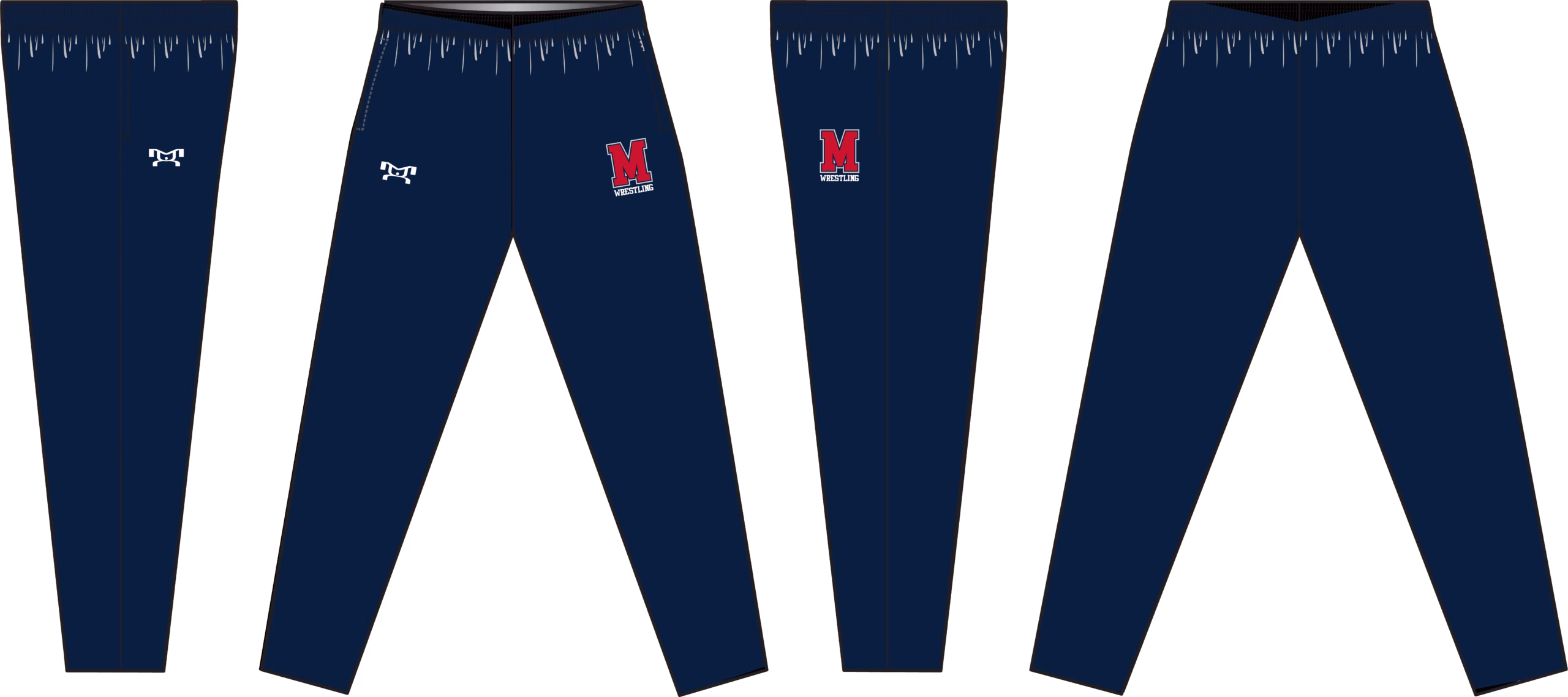MAVERICKS WRESTLING Intrepid Tapered Pant (Zipper Bottom)