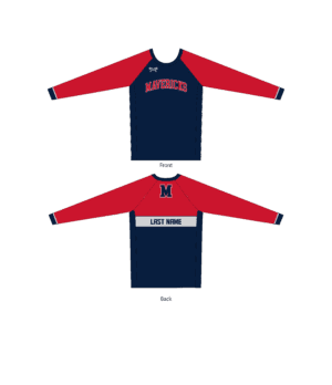 MAVERICKS WRESTLING Men's Long Sleeve Compression Shirt