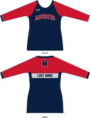 MAVERICKS WRESTLING Women's Compression Long Sleeve Shirt
