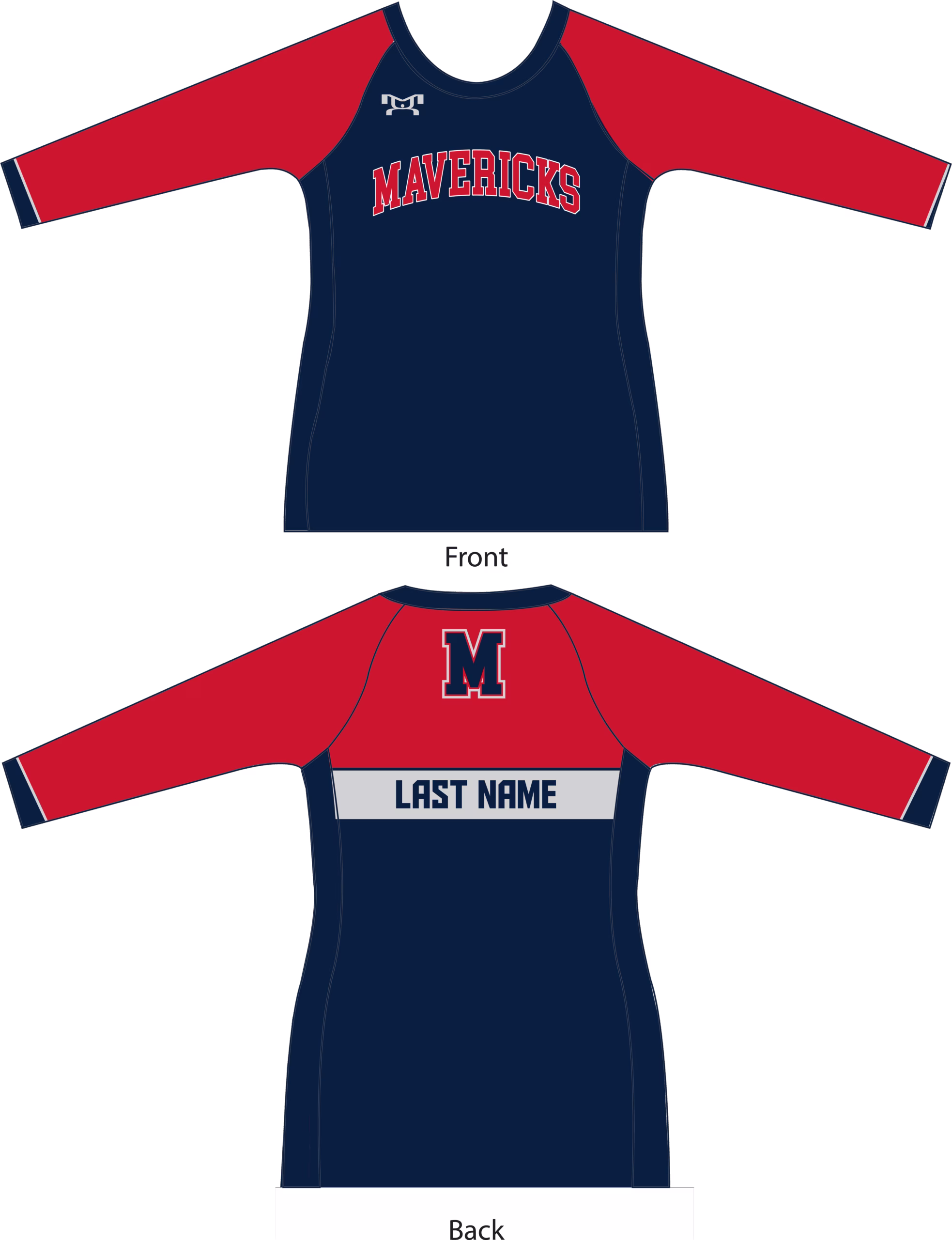 MAVERICKS WRESTLING Women's Compression Long Sleeve Shirt