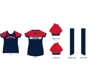 MAVERICKS WRESTLING Women's Compression Short Sleeve Shirt