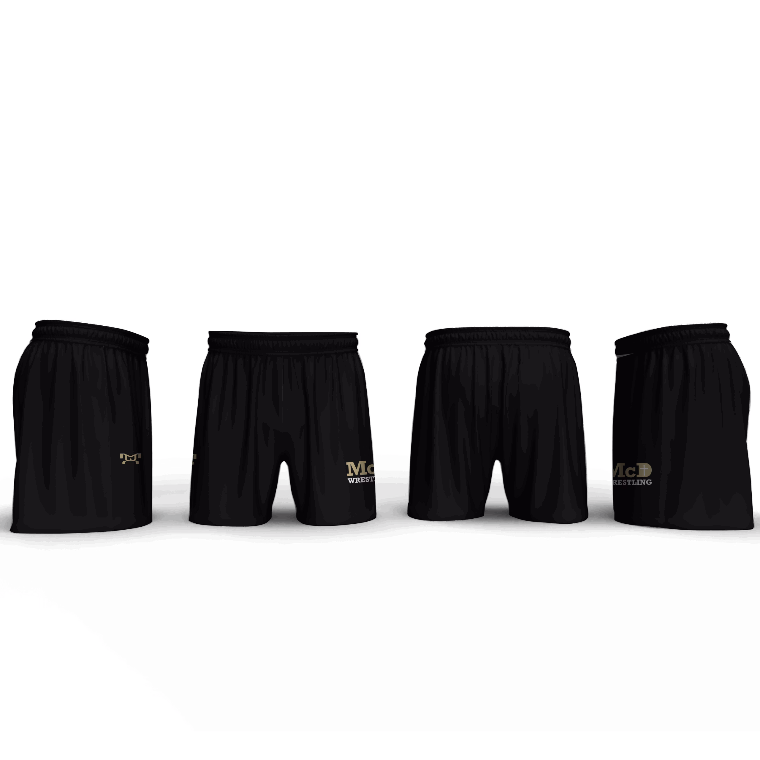Bishop McDevitt High School Black Men's No Fly Front Short