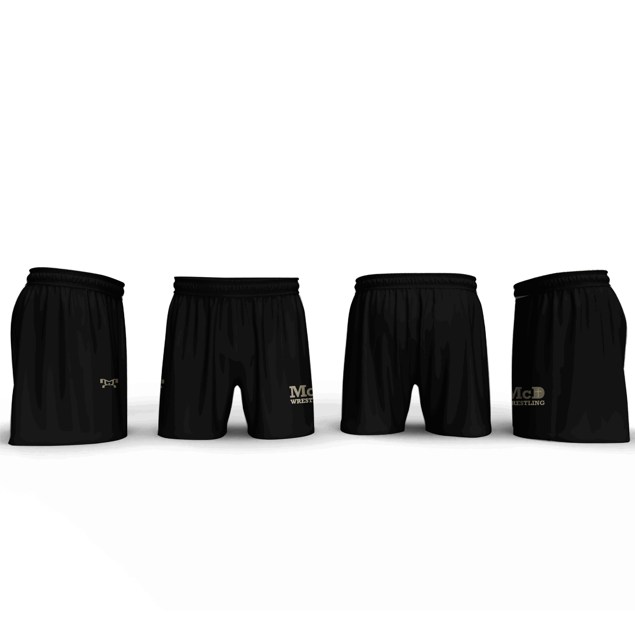 Bishop McDevitt High School Black Men's No Fly Front Short