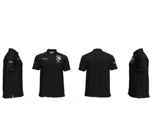 Patriots WC Parkersburg Black Men's Custom Polo