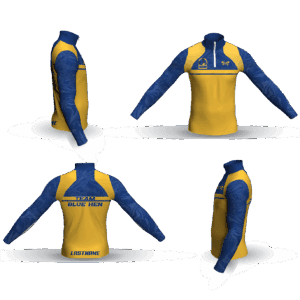Team Blue Hen Men's Light-Weight Custom Quarter Zip