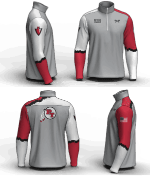 Peters Township Men's Mid-Weight Custom Quarter Zip