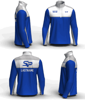South Park High School Wrestling Men's Mid-Weight Custom Quarter Zip 2025