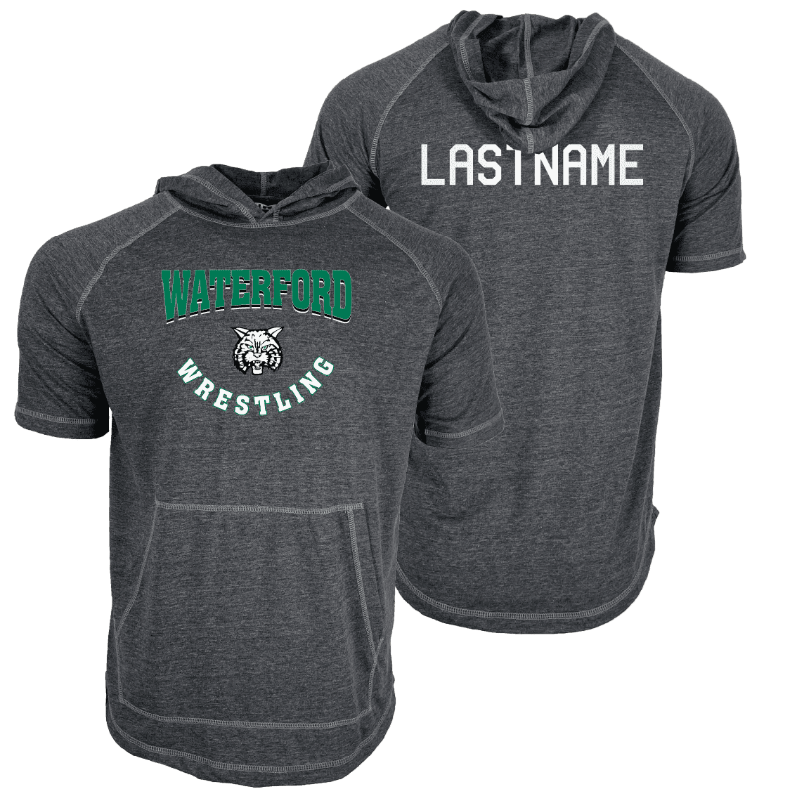 Waterford High School Custom Heat Press Short Sleeve Hoodie T-Shirt 2025