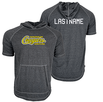 Parkersburg Youth Wrestling Custom Heat Press Short Sleeve Hoodie T-Shirt