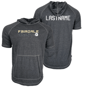 Fairdale High School Custom Heat Press Short Sleeve Hoodie T-Shirt