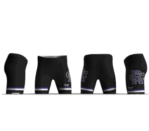 Rancho Cucamonga Black Men's Compression Shorts 2025