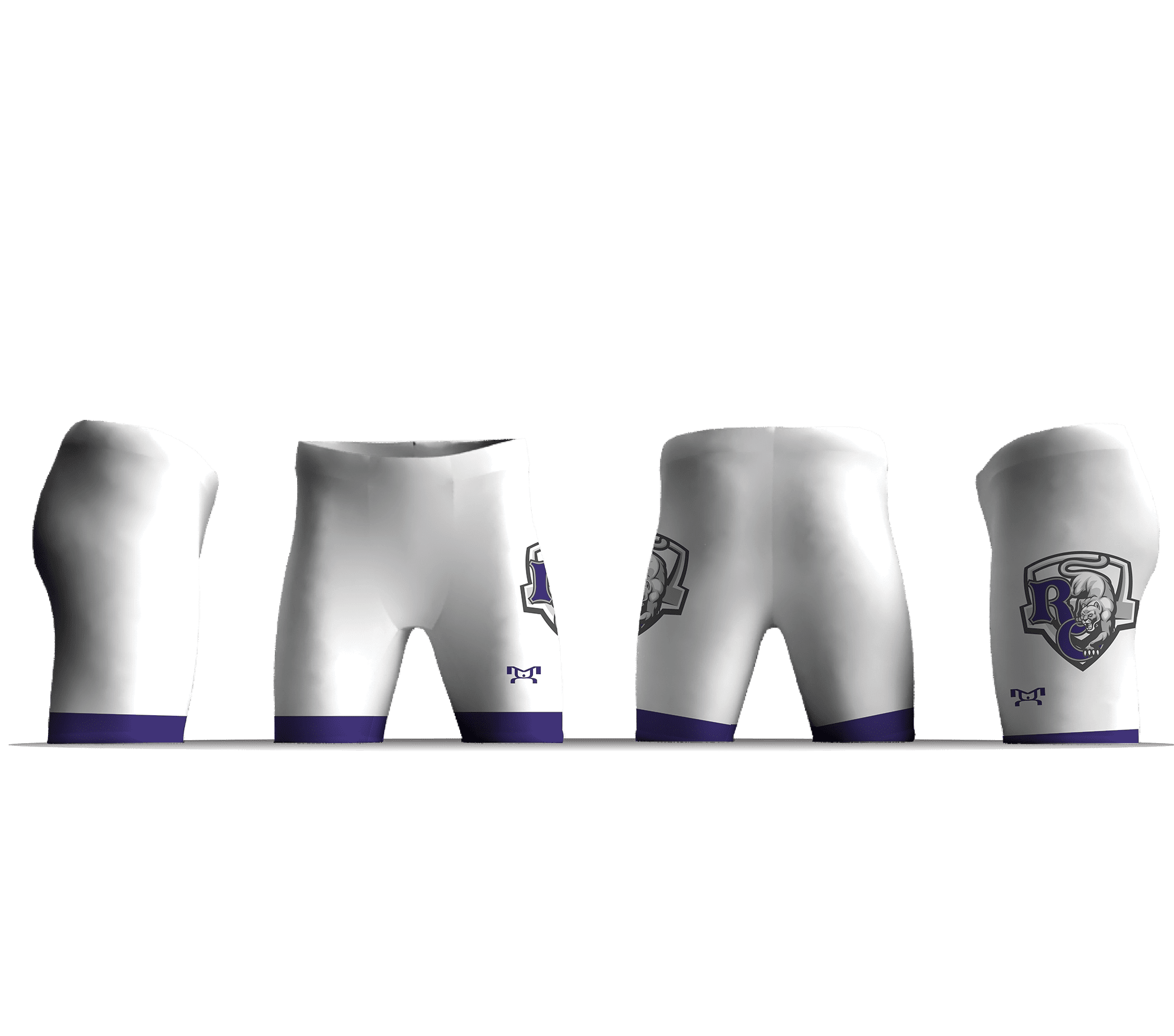 Rancho Cucamonga White Men's Compression Shorts 2025