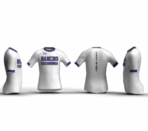 Rancho Cucamonga White Men's Compression Short Sleeve Shirt 2025