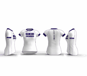 Rancho Cucamonga White Women's Compression Short Sleeve Shirt 2025